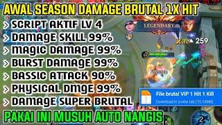 SEASON 34‼️SCRIPT DAMAGE MOBILE LEGENDS TERBARU 2024 | DAMAGE UP + RANK BOOSTER ML