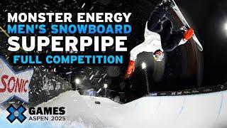 Monster Energy Men’s Snowboard SuperPipe: FULL COMPETITION | X Games Aspen 2025