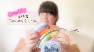 Gentle ASMR Tapping and Scratching with Plastic Crinkles #gentleasmr #asmrcrinkles