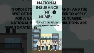 NATIONAL INSURANCE NI NUMBER