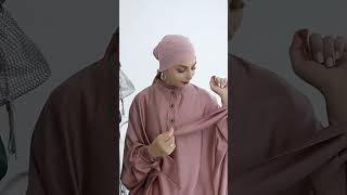 --urgarment.com--Muslim Women Cotton Blended Batwing Sleeve Farasha Abaya Dress | Abaya