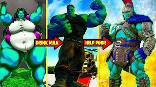 From $1 CYAN To $1,000,000 CYAN HULK In GTA 5! HsayOP