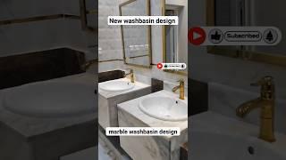 double marble washbasin design  #shorts #trending #viral #washbasins