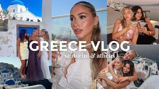 SANTORINI ÉS ATHÉN  GREECE TRAVEL VLOG *euro nyári lányok utazása*