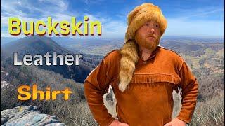 Going Primitive -How to make a Buckskin Leather Shirt