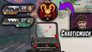 ChaoticMuch reached the highest rank in Apex Legends again | #1 Pred of Storm Point