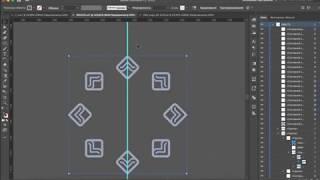 Как быстро расположить объекты по кругу в Adobe Illustrator