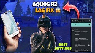 Aquos r2 lag fix  in 2024 |  developer option settings after 3.1 | no lag | pubgmobile | mr venom