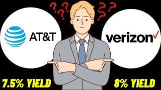 T (AT&T) vs VZ (Verizon) Stock! | Which Is The BEST High Yielding Stock? |