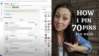 How I Schedule Pins in Tailwind | A look at the day-in-the-life of my weekly pinning routine