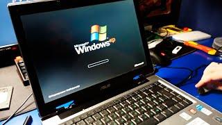 Ночная установка Windows XP на старый ноут