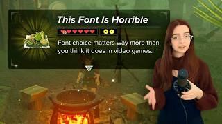 The Power of Font In Video Games