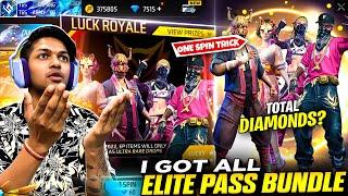 New Hall Of Elite EventI Got All Elite Pass Bundle || Rip My 33000 Diamonds || Free Fire