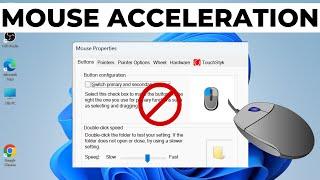 How to Turn Off Mouse Acceleration in Windows 11 | Disable Mouse Acceleration