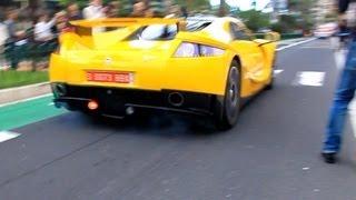 BURNOUT! Spania GTA Spano at Top Marques Monaco 2013