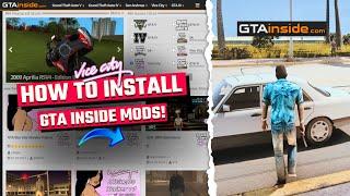 HOW TO INSTALL *GTA INSIDE MODS* in GTA VICE CITY  (COMPLETE GUIDE) WITHOUT ANY ERROR!