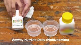 Amway Nutrilite Daily Multivitamins Demonstration