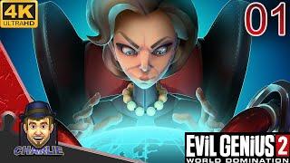 TAKING OVER THE WORLD! - Evil Genius 2 Emma Gameplay - 01 - Evil Genius 2 Gameplay Let's Play
