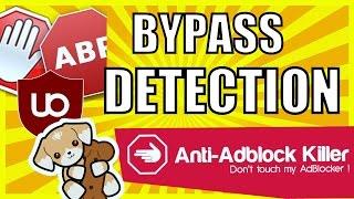 HOW TO BYPASS ADBLOCK DETECTION / DISABLE ADBLOCK MESSAGE  FROM BROWSER - WORKING 100% - (2018)
