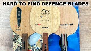 Hard To Find Defensive Blades - Victas Koji Matsushita, Butterfly Defence Pro & Andro Wanokiwami