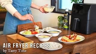 7 air fryer recipes / 5 minutes prep! Easy and tasty japanese homemeal recipes / COSORI