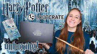 WIZARDING WORLD LOOT CRATE UNBOXING | Yule Ball Box