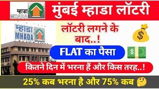 Mhada Mumbai Lottery Applications के बाद Flat का पैसा कितने दिन में भरना होगा | Flat Ka Paisa भरे