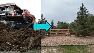 Creating a Privacy Berm Using Patio Excavation Soil | Eco-Friendly Landscaping