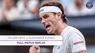 An outrageous comeback  | Taylor Fritz vs Alexander Zverev | Full Match Replay | Wimbledon 2024