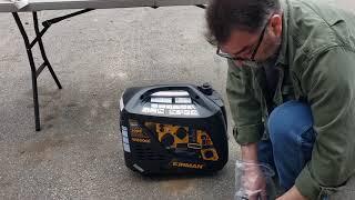 Unboxing Firman 2000/1600 Watt Inverter Portable Generator.  Firman Model W01682