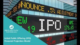 Initial Public Offering (IPO) Financial Projection Model