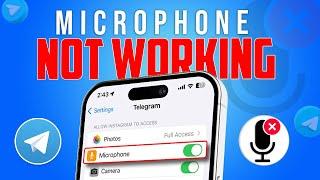 How to Fix the Microphone Not Working on Telegram | Telegram Microphone Problem