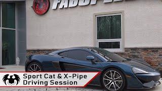 McLaren 570GT Fabspeed Sports Cats and Supersport X-Pipe Exhaust | Fabspeed Motorsport
