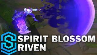 Spirit Blossom Riven Skin Spotlight - Pre-Release - League of Legends