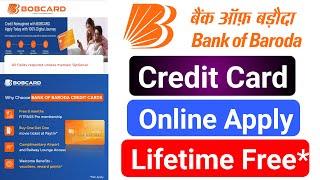 Bank of Baroda Credit Card Online Apply | Lifetime Free | Rewards Benefits | New Process | 100%