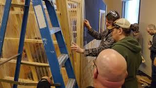 Fuller Craft Museum Tiny House Build Summer 2017 with Deek Diedricksen