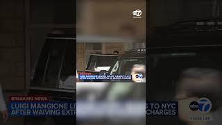 Luigi Mangione waives extradition, begins transport to New York