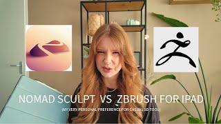 Nomad Sculpt vs Zbrush for iPad