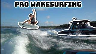 Pro WakeSurfing! BTS Of A 2022 Jetpilot Product Shoot! Pro Wakeboarding