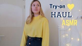 ASMR try-on haul