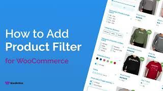 WooCommerce Product Filter by WooBeWoo. The best filter for the store.