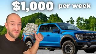 How to Make $1,000 a Week with a Pickup Truck