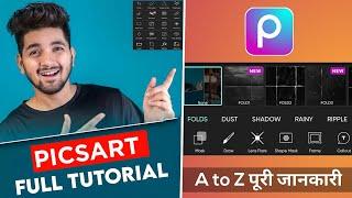 Picsart app Full Hindi Tutorial | Picsart app  के एक एक टूल्स की पूरी जानकारी | Picsart editing