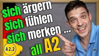 ALL A2 German Reflexive Verbs WITH example sentences