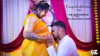 Bangle Ceremony (Valakapu) & Gender Reveal | Mr.Karoonish & Ms.Priscilla Anu | 4K