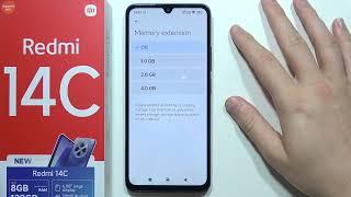 Redmi 14C: How to Use RAM Extension