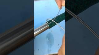 How to Make Your Own Strong Hose Clamp Out of Wire #shorts #diy #tips #handmade