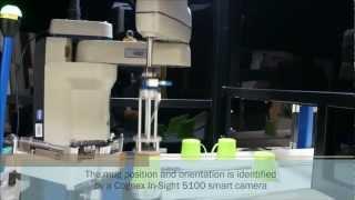 Vision guided robotic labelling system