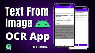 Make a Text Scanner App | OCR App | Full Tutorial | Android Development