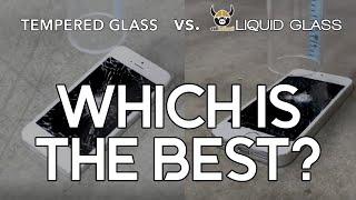 cellhelmet Liquid Glass vs Tempered Glass Drop Test